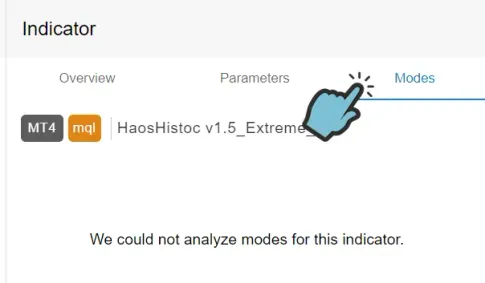 upload indicator without modes